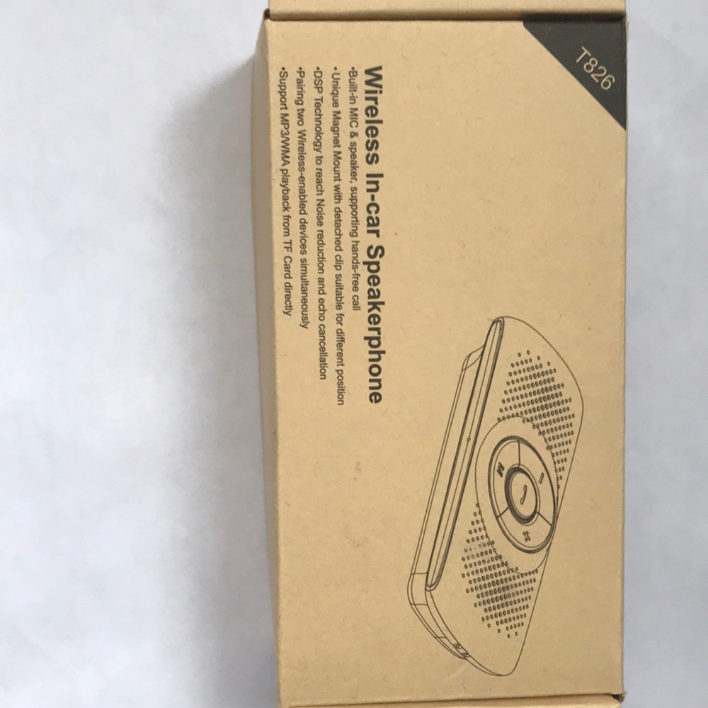 In car speakerphone